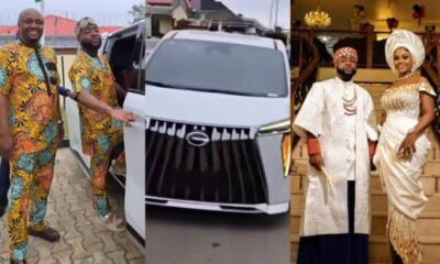 Davido Storms Osun With Chioma's SUV Wedding Gift, Fans React (Video)