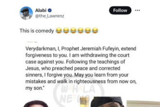 'I Forgive You, My Son' - Prophet Jeremiah Fufeyin Allegedly Withdraws Suit Against Verydarkman