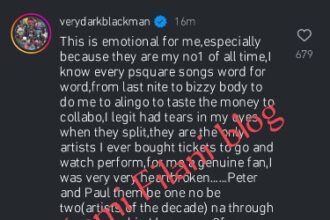 Make Una Settle - VeryDarkMan Reacts To Peter Okoye's Open Letter To Brother