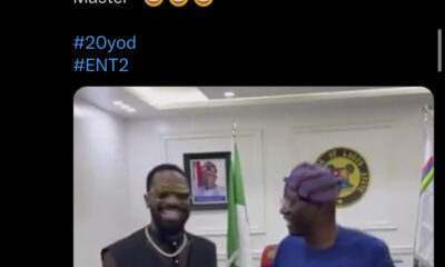 Sanwo-Olu Hosts D'Banj Ahead Of Highly-Anticipated Album Launch