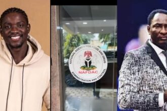 VeryDarkMan Takes Pastor Fufeyin's Healing Products To NAFDAC For Scrutiny, Files Petition