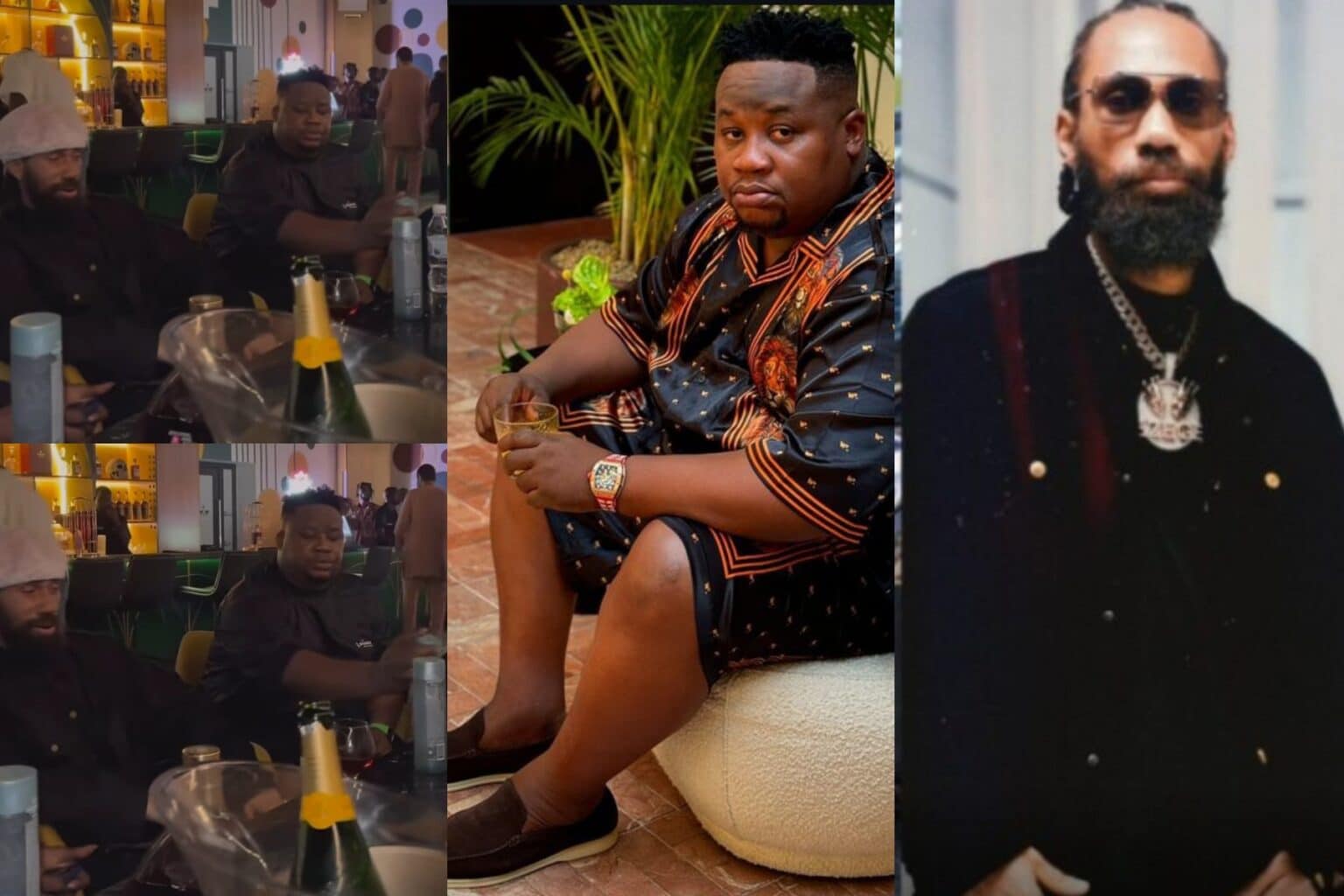 Cubana Chief Priest Hails Phyno for Driving His N800million Maybach to His Club (Video)