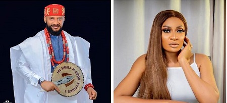 May is Busy Bagging Endorsement Deals – Fans Slam Yul Edochie For Celebrating Over 1.5 million Views on Facebook in 24 Hours