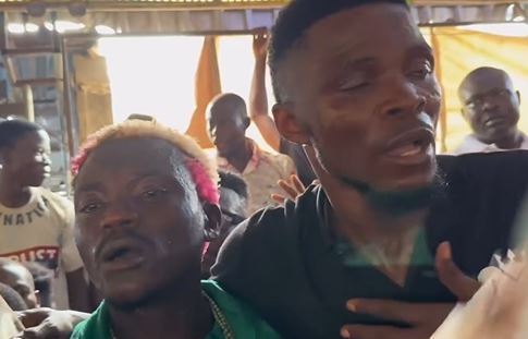 Please Forgive Me - Portable In Tears As He Tenders Public Apology To Pastor He Slapped For Preaching In Front Of His Bar (Video)