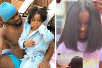 Singer, Paul Okoye Shares Photo Of His Daughter’s Natural Hair