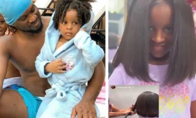 Singer, Paul Okoye Shares Photo Of His Daughter’s Natural Hair