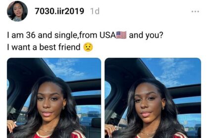 36-year-old single US lady announces her search for a partner