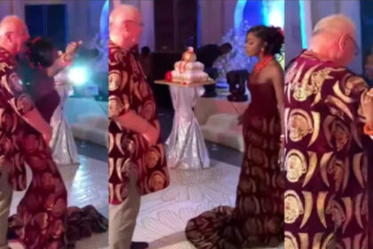 Nigerian lady marries White man