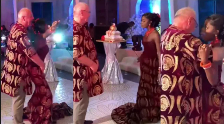 Nigerian lady marries White man