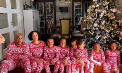 Baltasar Engonga shares Christmas-themed photo with wife and 6 kids amid 400 videos with other women