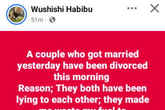 Couple divorce 24 hours after their wedding in Abuja for this reason
