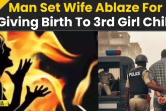 Indian man sets wife ablaze for giving birth to three daughters