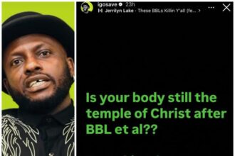 Is your body still the temple of Christ after BBL? – Comedian I Go Save asks women who have undergone bum surgery