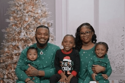Woman receives backlash for buying new Pyjamas for the entire family and leaving her stepchild for Christmas photoshoot