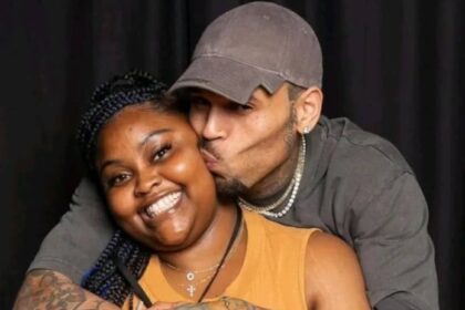 Zambian man files for divorce from wife over photo of Chris Brown kissing his wife’s cheek