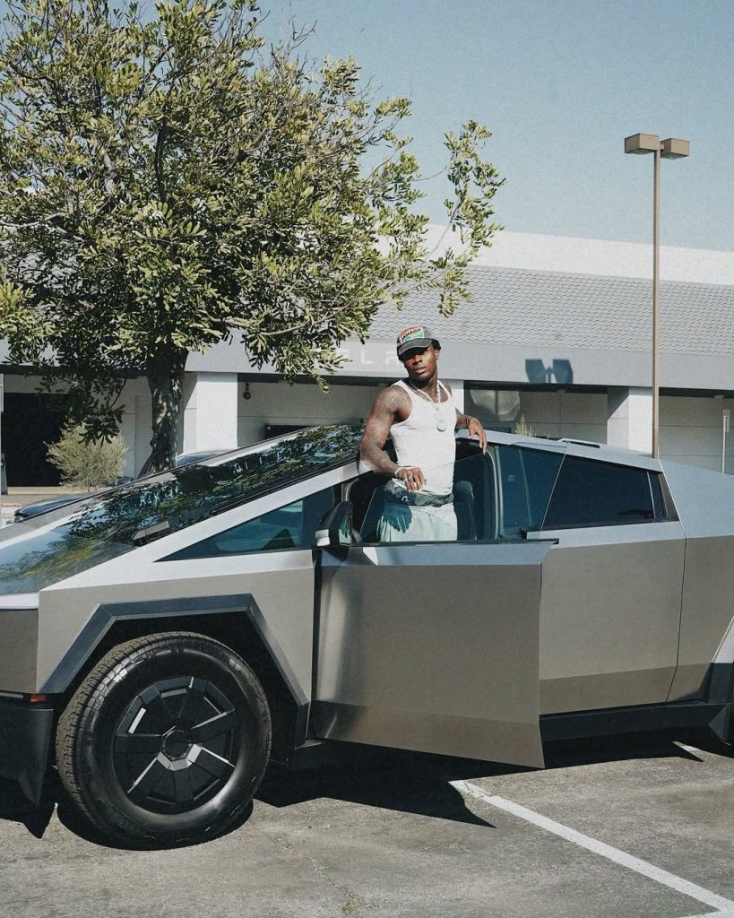 Asake buys himself a Cybertruck on his 30th birthday