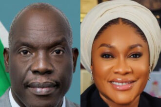 NUPRC CEO, Gbenga Komolafe and Aisha Achimugu