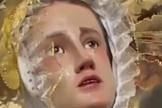 Virgin Mary statue
