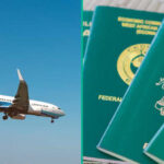 Airplane and Nigerian Passport