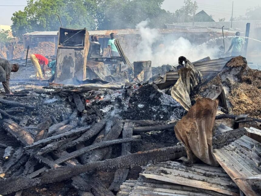 Fire Razes Kara Market, Destroys Shops, Goods in Kebbi