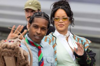 Pregnant Rihanna and A$AP Rocky Show Off Their Signature Style at Dior's Paris Fashion Week Show