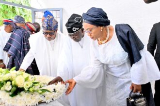 At Ijebu Ode, Tinubu pays tribute to late Awujale of Ijebuland, Oba Adetona 