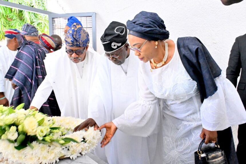 At Ijebu Ode, Tinubu pays tribute to late Awujale of Ijebuland, Oba Adetona 
