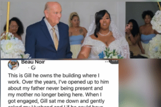 Bride Moved to Tears as Landlord Walks Her Down the Aisle