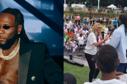 Burna Boy Performs Hit Song As England Women Celebrate Euro Victory