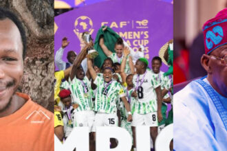 Daniel Regha Slams Tinubu Over Super Falcons’ $100k Reward, Says It’s A Misuse of Public Funds