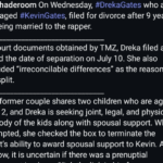 Dreka Gates Files for Divorce from Kevin Gates After Nearly 10 Years of Marriage