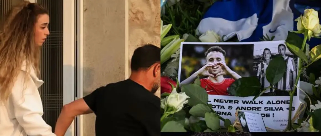 Emotional Video of Diogo Jota’s Wife in Tears at Funeral Home Surfaces Online - NewsNGR