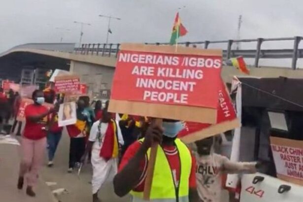 Ghanaians stage fresh protests, demand deportation of Nigerians