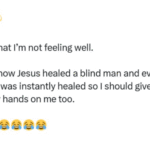 “Give me a minute to talk to Jesus”- Toddler Tells Mum After She Says She’s Unwell