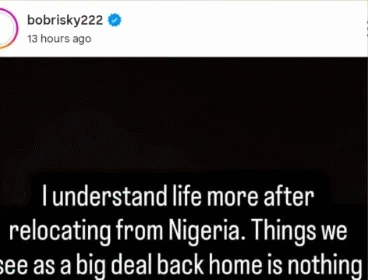 “I’m Free Now”- Bobrisky Speaks On Life After Leaving Nigeria