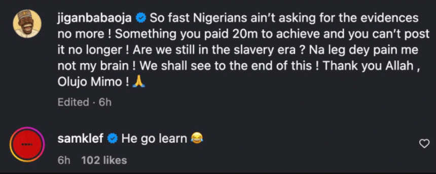 Jigan Baba Oja Fires Back at VeryDarkMan Over Mohbad WhatsApp Group Allegations