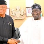 JUST IN: Akwa Ibom Gov Umo Eno visits Tinubu [PHOTOS]