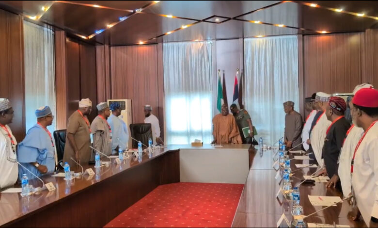 JUST IN: James Ibori leads 1999 class of governors to visit Tinubu [VIDEO]