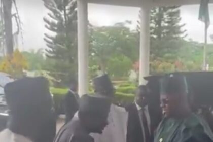 JUST IN: VP Shettima Arrives State House for APC NEC Meeting