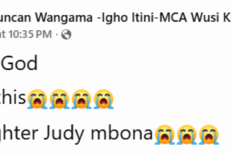 Kenyan Lawmaker Devastated as Newborn Daughter Dies Days After Wife’s Burial