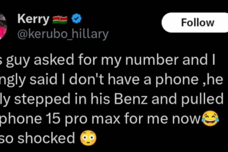 Lady Left Speechless After Random Guy Gifts Her Iphone 15 Pro Max