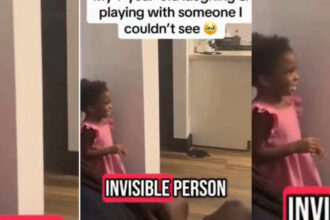 Mom Videos 1-Year-Old Daughter Playing With ‘Invisible Friend’
