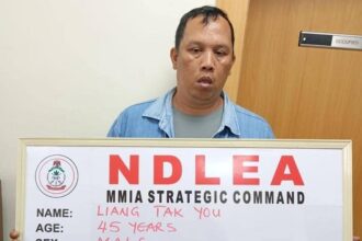NDLEA Nabs Chinese Drug Trafficker With 26kg of Loud at Lagos Airport, Raids Hit 10 States