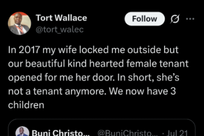 Nigerian Man Marries Tenant After Wife Locked Him Out Multiple Times