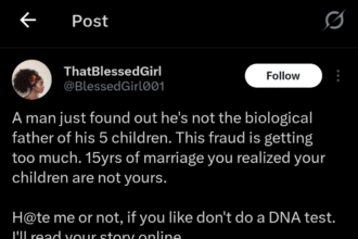 “Not One Is Mine”- Man Finds Out He’s Not The Father Of His 5 Children