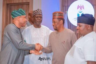 PHOTOS: Taraba Senators Move to Restore Collapsed Namnai Bridge, Visit FERMA Boss