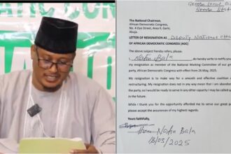 REVEALED: Man Parading as ADC Chairman Resigned Party Position in May [PHOTO]