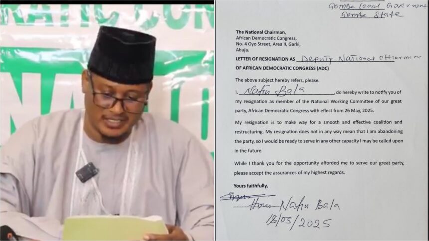 REVEALED: Man Parading as ADC Chairman Resigned Party Position in May [PHOTO]