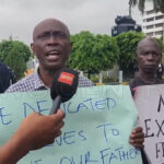 Serving personnel biting fingers that fed them – Protesting retired police officer laments [VIDEO]