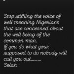“Stop Silencing Voices That Speak For The Masses”- Singer Waje Urges Nigerians